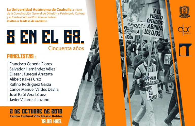 Conmemorará UA de C 50 aniversario del Movimiento Estudiantil de 1968 con programa cultural