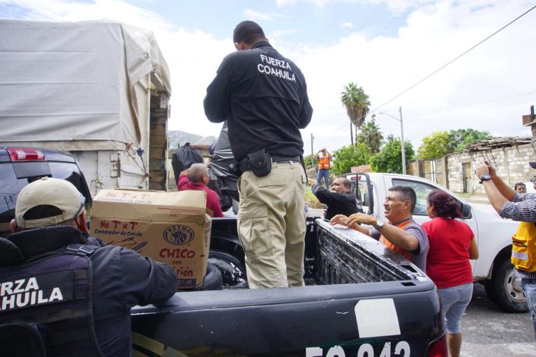 Continúa atención a damnificados por lluvias