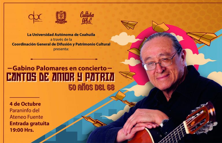 Convoca UA de C a participar en eventos culturales conmemorativos a los 50 años del movimiento estudiantil de 1968