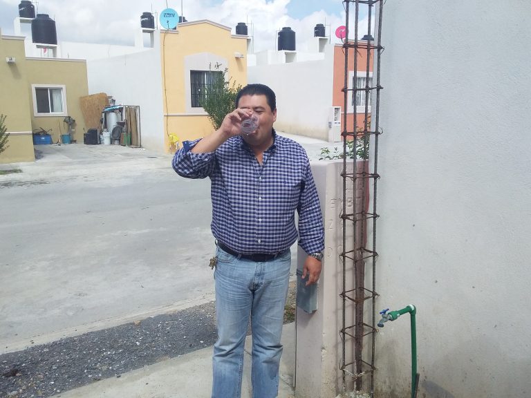 Cumple Darío Zertuche reto de agua potable