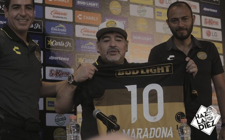 No vengo de vacaciones a Dorados, dice Maradona