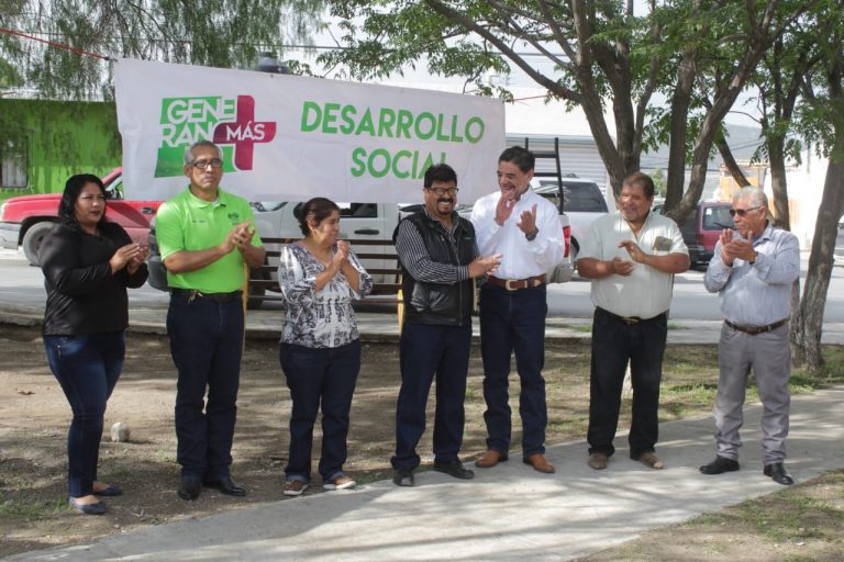 Rehabilitan plaza pública en la Santos Saucedo