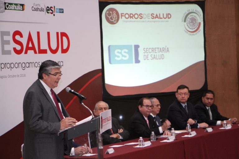 Coahuila realiza foro de consulta de salud