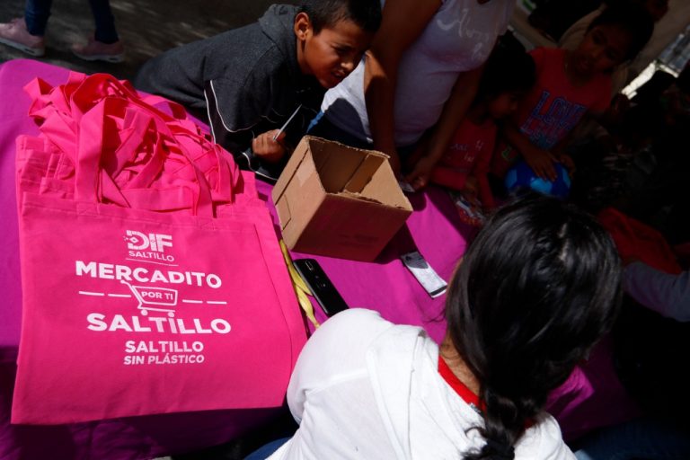 Se une DIF Saltillo a campaña para eliminar bolsas de plástico