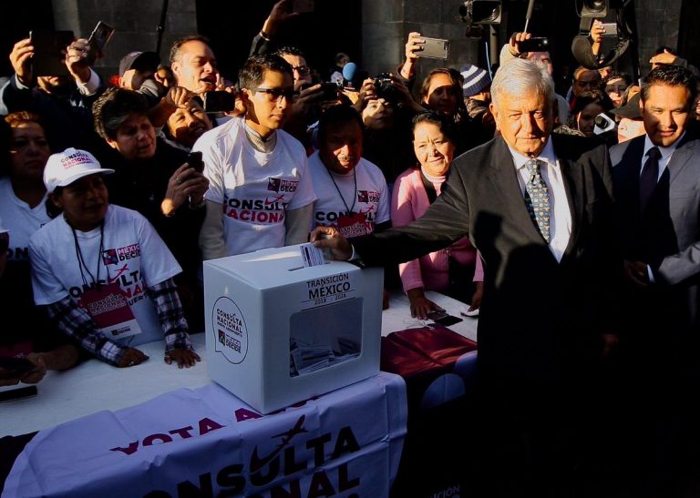 Contratistas serán respetuosos de decisión sobre NAIM: López Obrador