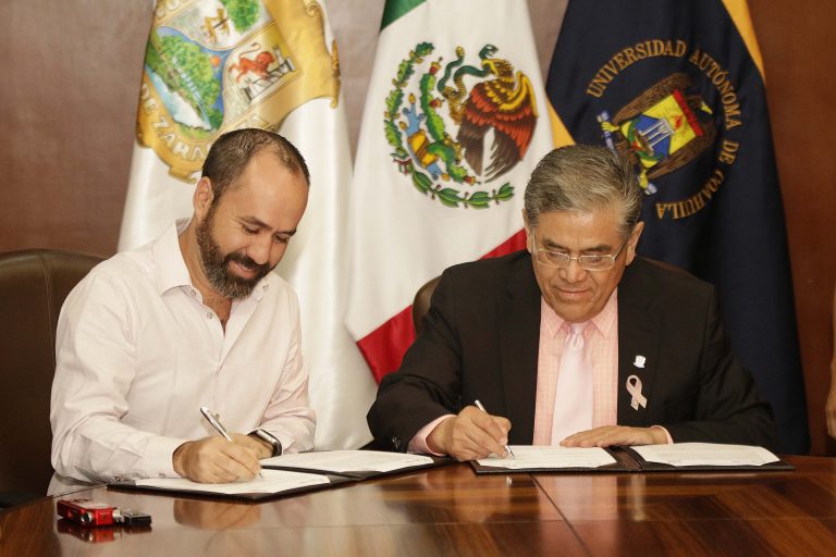 Firma convenio UA de C con la Secretaría de Inclusión