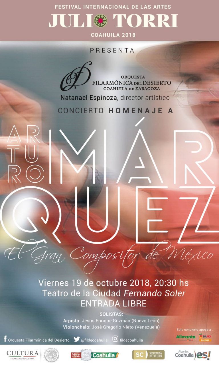 Imperdible: OFDC y Arturo Márquez en concierto