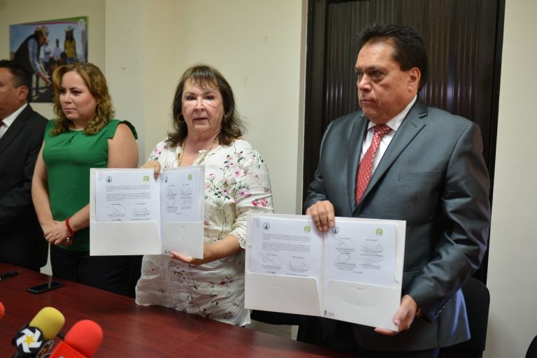 Municipio firma convenio con la Fiscalía General del Estado