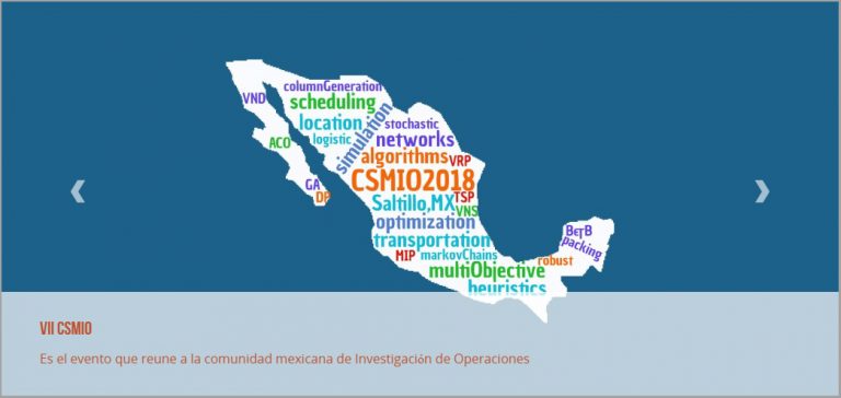 Ponentes internacionales en el VII Congreso Nacional de la Sociedad Mexicana de Operaciones