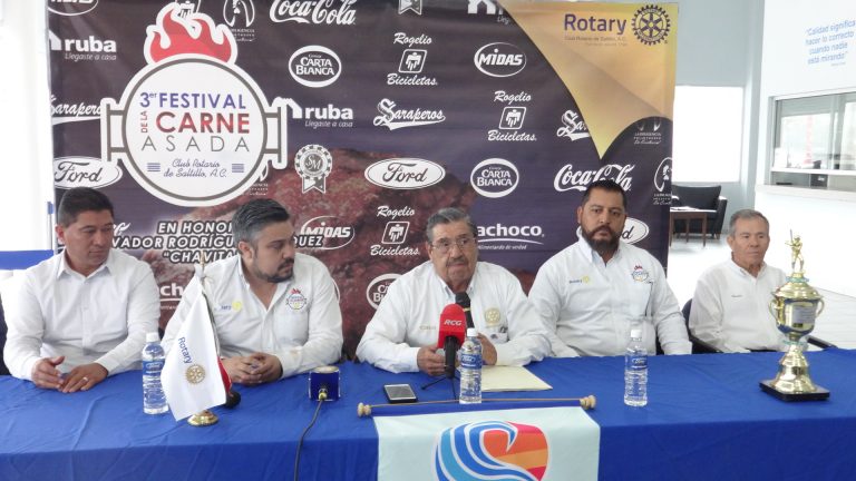 Presenta Club Rotario de Saltillo su Tercer Festival de Carne Asada