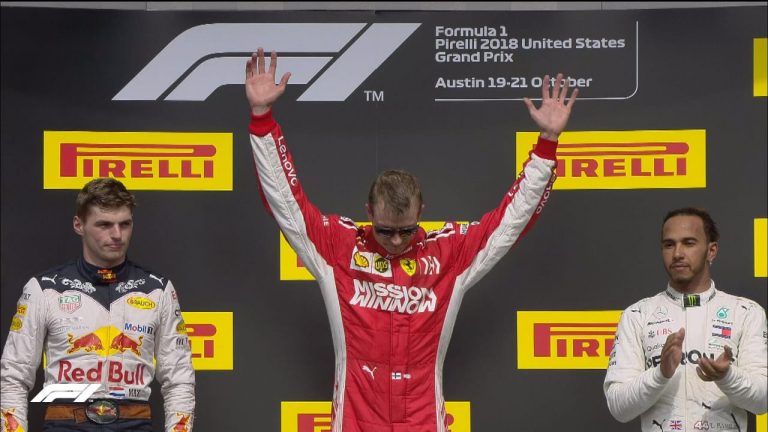 Raikkonen retrasa el festejo de Hamilton