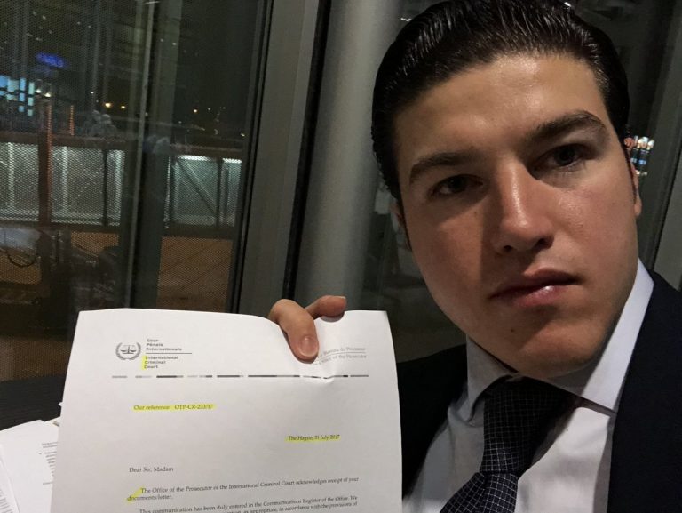 Samuel García lleva a La Haya la petición de investigar a Javier Duarte