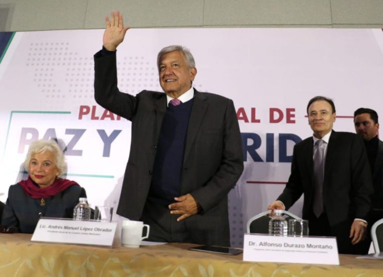 Presenta Andrés Manuel Plan Nacional de Paz y Seguridad