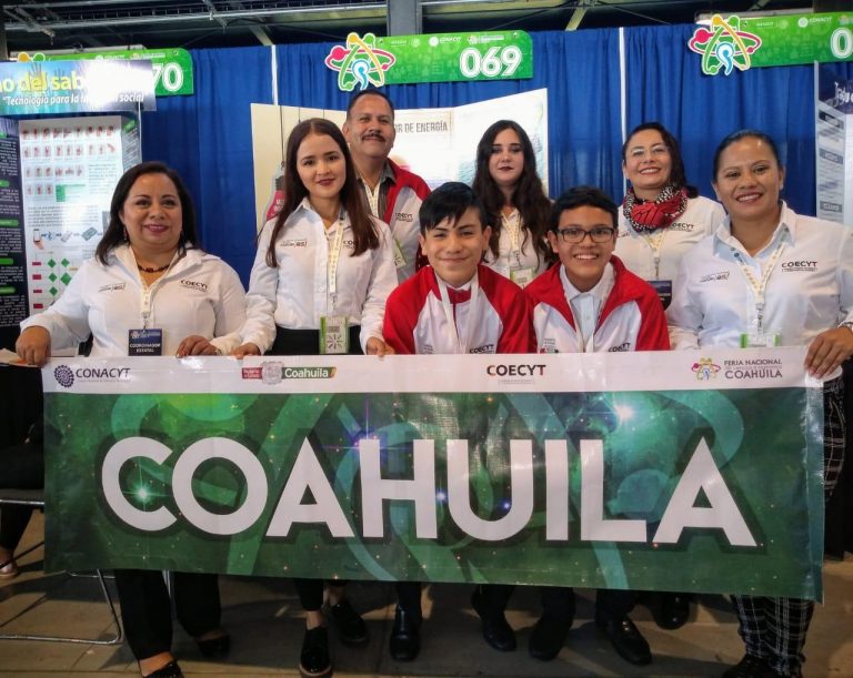 Jóvenes coahuilenses triunfan en la Feria Nacional de Ciencias e Ingenierías del CONACyT