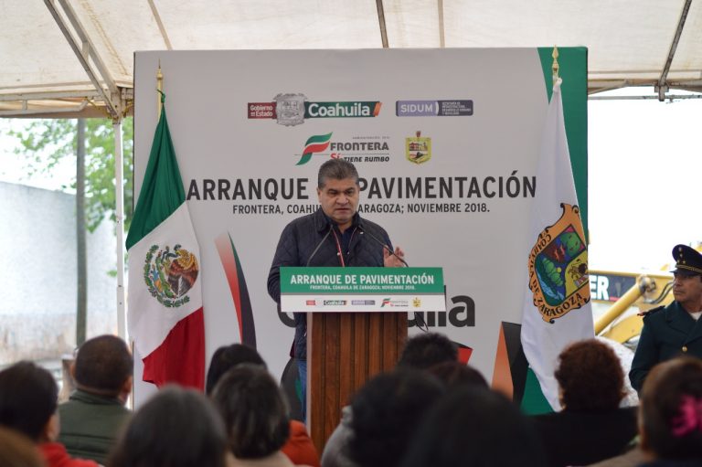 MARS arranca obras de pavimentación por 23 mdp en Frontera