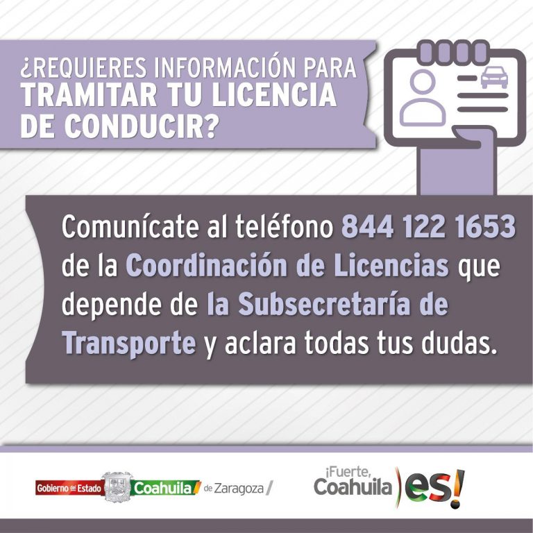 Fortalece Coahuila expedición de licencias de conducir