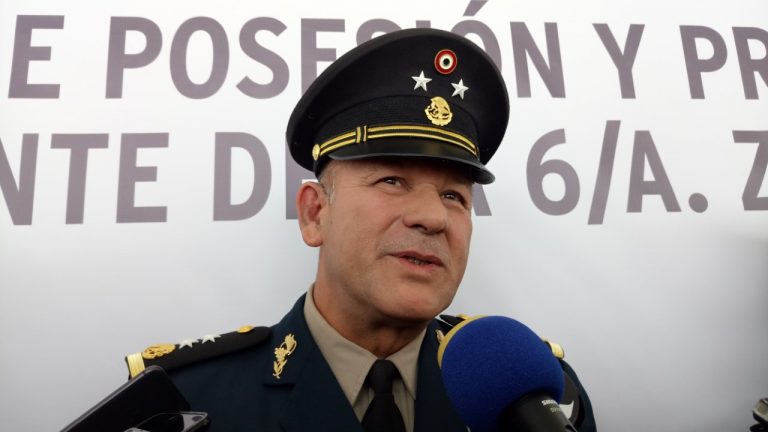 Rinde protesta el General Enrique Covarrubias López como nuevo Comandante de la Sexta Zona Militar