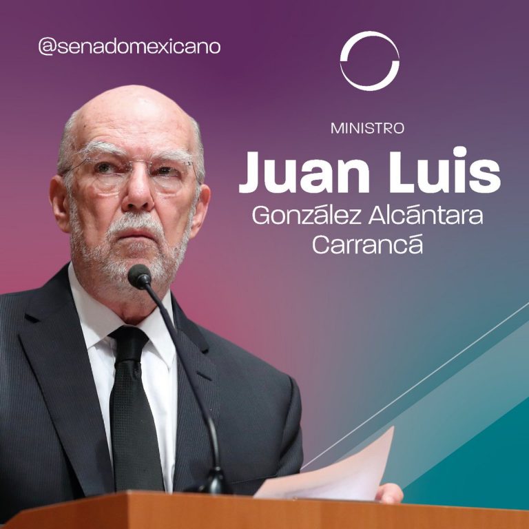 Senado elige a Juan Luis González Alcántara Carrancá como nuevo ministro de la Suprema Corte