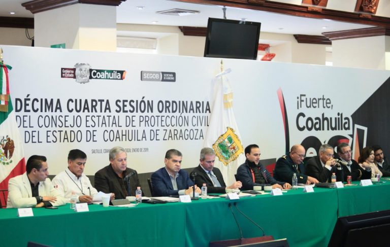 Coahuila, preparado para emergencias en protección civil