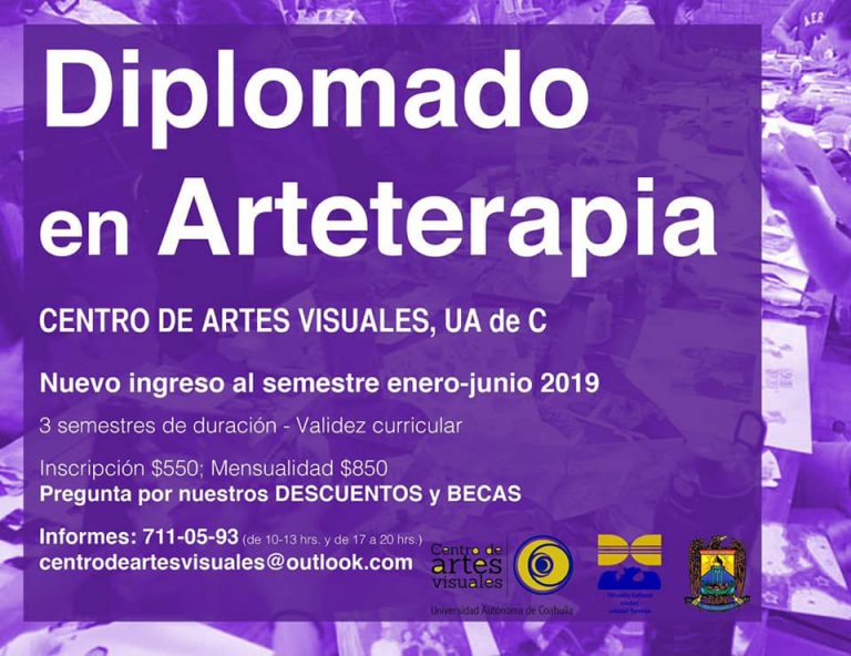 Amplían inscripción para el Diplomado en Arteterapia en la UA de C