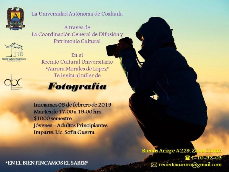 Convoca UA de C a inscribirse a cursos y talleres de formación artística