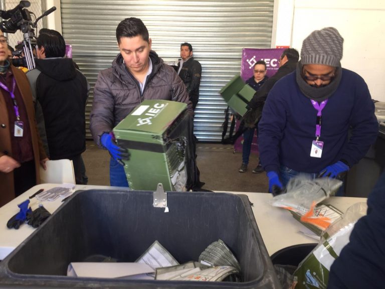 Destruyen boletas y documentación utilizada en elección de alcaldes