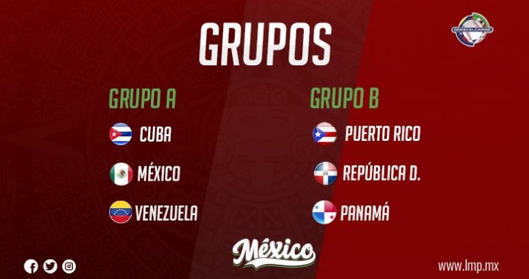 México conoce a sus rivales en la Serie del Caribe