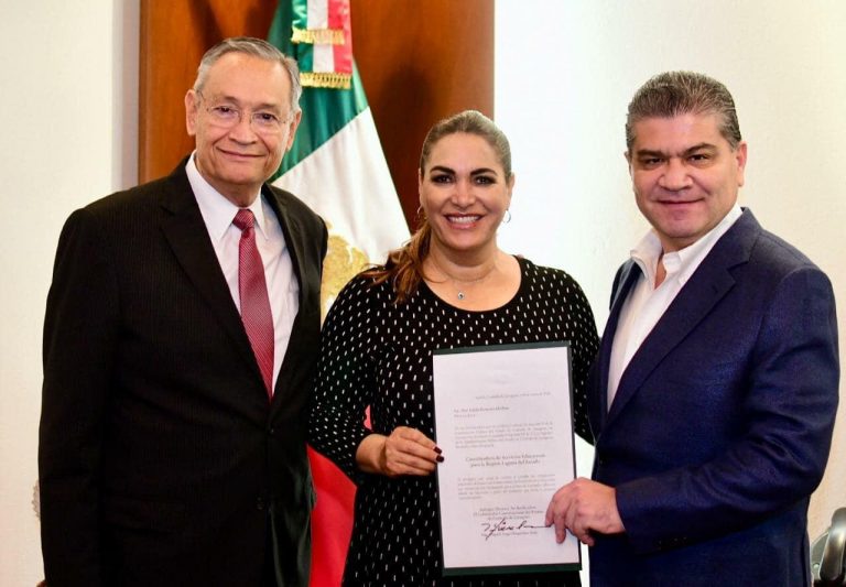 Nombra Riquelme a coordinadora de Servicios Educativos para La Laguna  