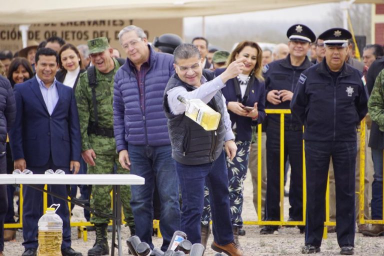 Riquelme destruye drogas y objetos delictivos por 125 millones de pesos; primera quema del 2019, en La Laguna