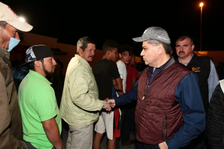 Supervisa Riquelme albergue y coordina apoyo para migrantes en Piedras Negras