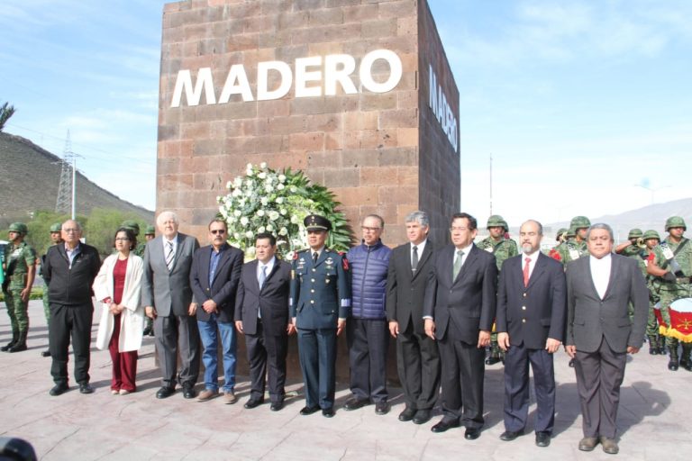 Coahuila conmemora el 106 Aniversario Luctuoso de Francisco I. Madero