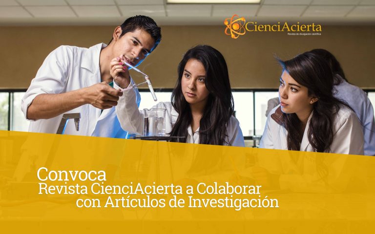 Convoca revista «CienciAcierta” a colaborar con artículos de investigación