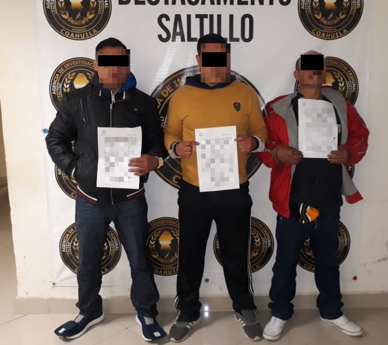 Cumplimenta FGE orden de aprehensión a tres sujetos por el delito de robo calificado