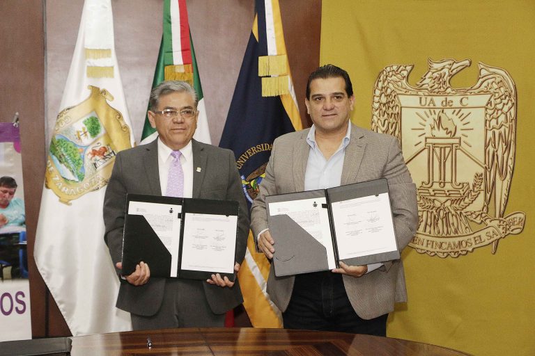 Firma UA de C convenio de colaboración con el IEEA