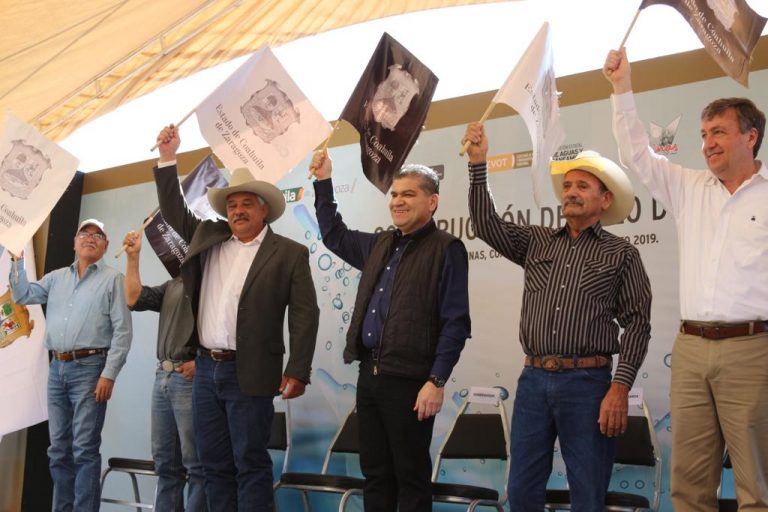 Riquelme da inicio a perforación de pozo de agua para ejidatarios de Sabinas