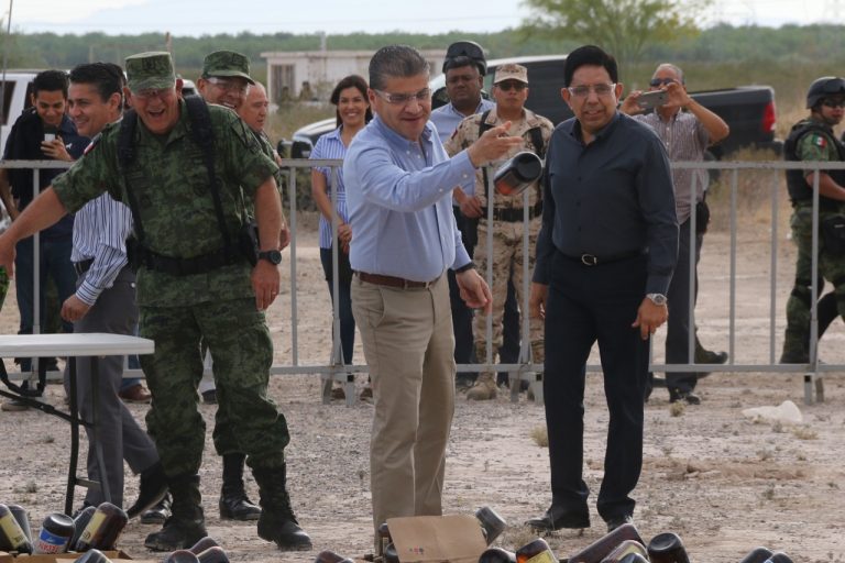 Encabeza Miguel Riquelme destrucción de drogas y objetos del delito por 219 mdp