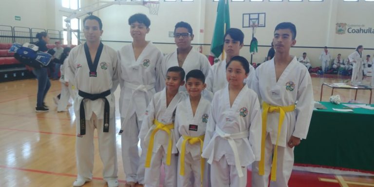 Con gran éxito presentan su primer examen de taekwondo alumnos de La Madriguera, en Saltillo