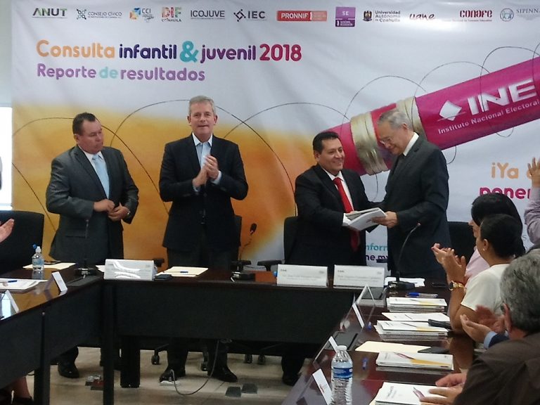 Coahuila da a conocer resultados de la Consulta Infantil-Juvenil 2018