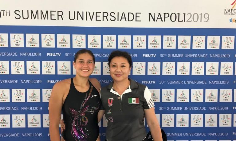 Dolores Hernández gana plata en Universiada Mundial 2019 en Nápoles, Italia