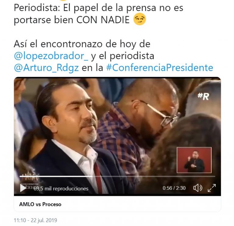 Periodista saltillense pone en su lugar a López Obrador