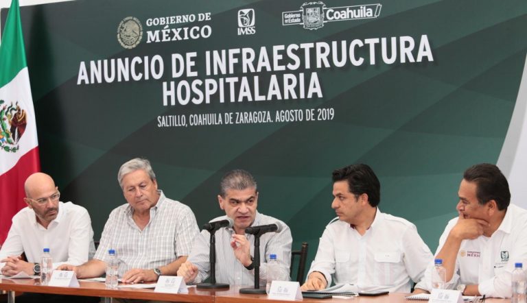 Anuncian 8,360 millones de inversión en infraestructura hospitalaria para Coahuila