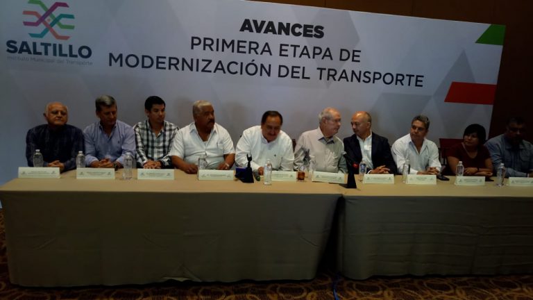 Presentan avances de la primera etapa del Plan de Modernización del Transporte Público de Saltillo