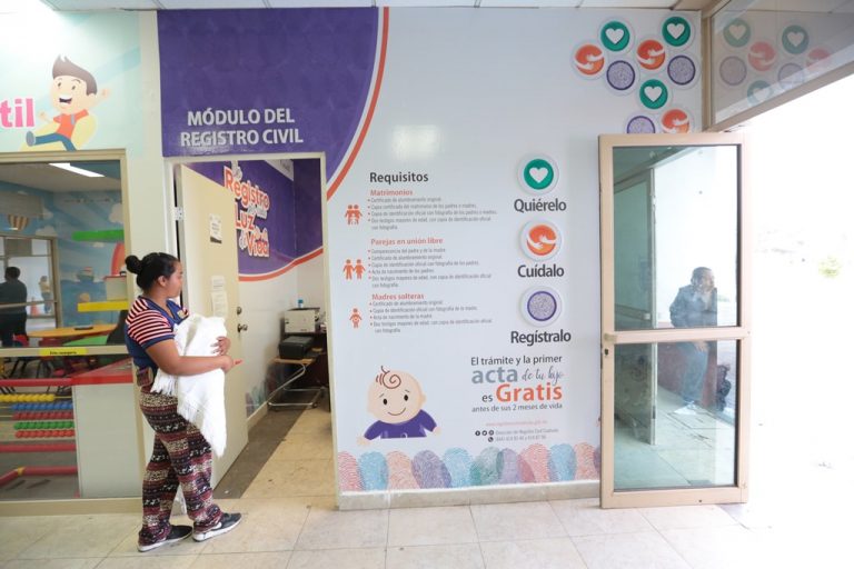 Atiende Coahuila 18 mil registros de nacimiento en módulos hospitalarios