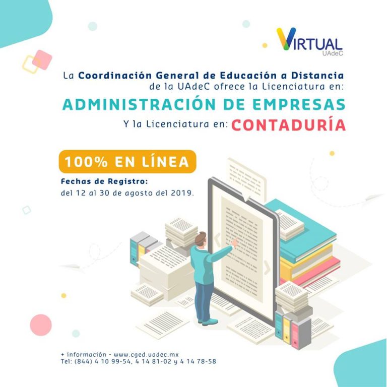 Inicia UA de C proceso de registro para Licenciatura en Administración Empresas Modalidad Virtual