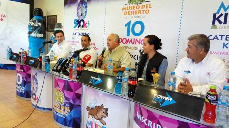 Presentan sexta edición de la Carrera del Desierto 5 y 10 K