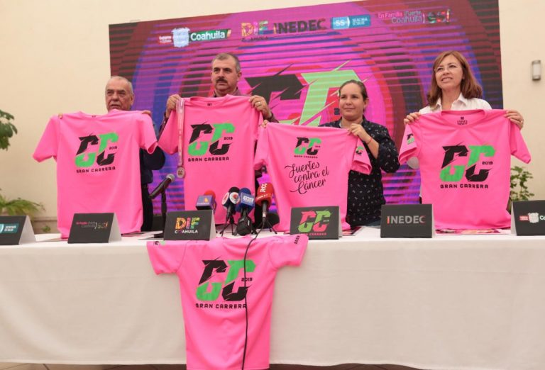 Anuncia DIF Coahuila la gran carrera ‘Fuertes Contra el Cáncer’