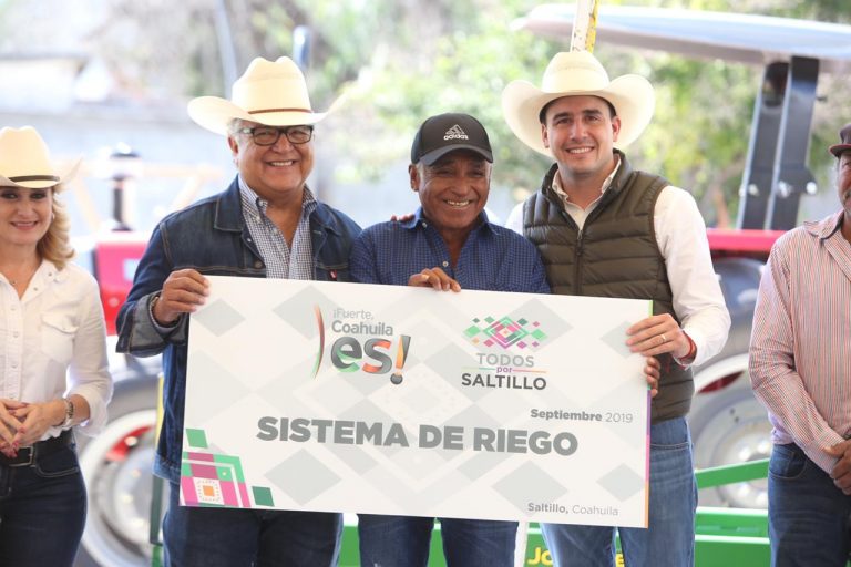 Siguen las obras y apoyos para el campo de Saltillo