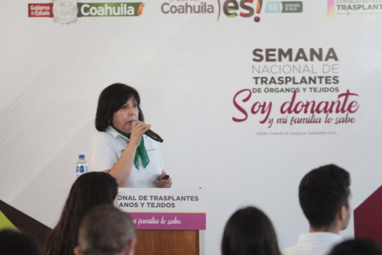 Coahuila se suma a la Semana Nacional de Trasplantes