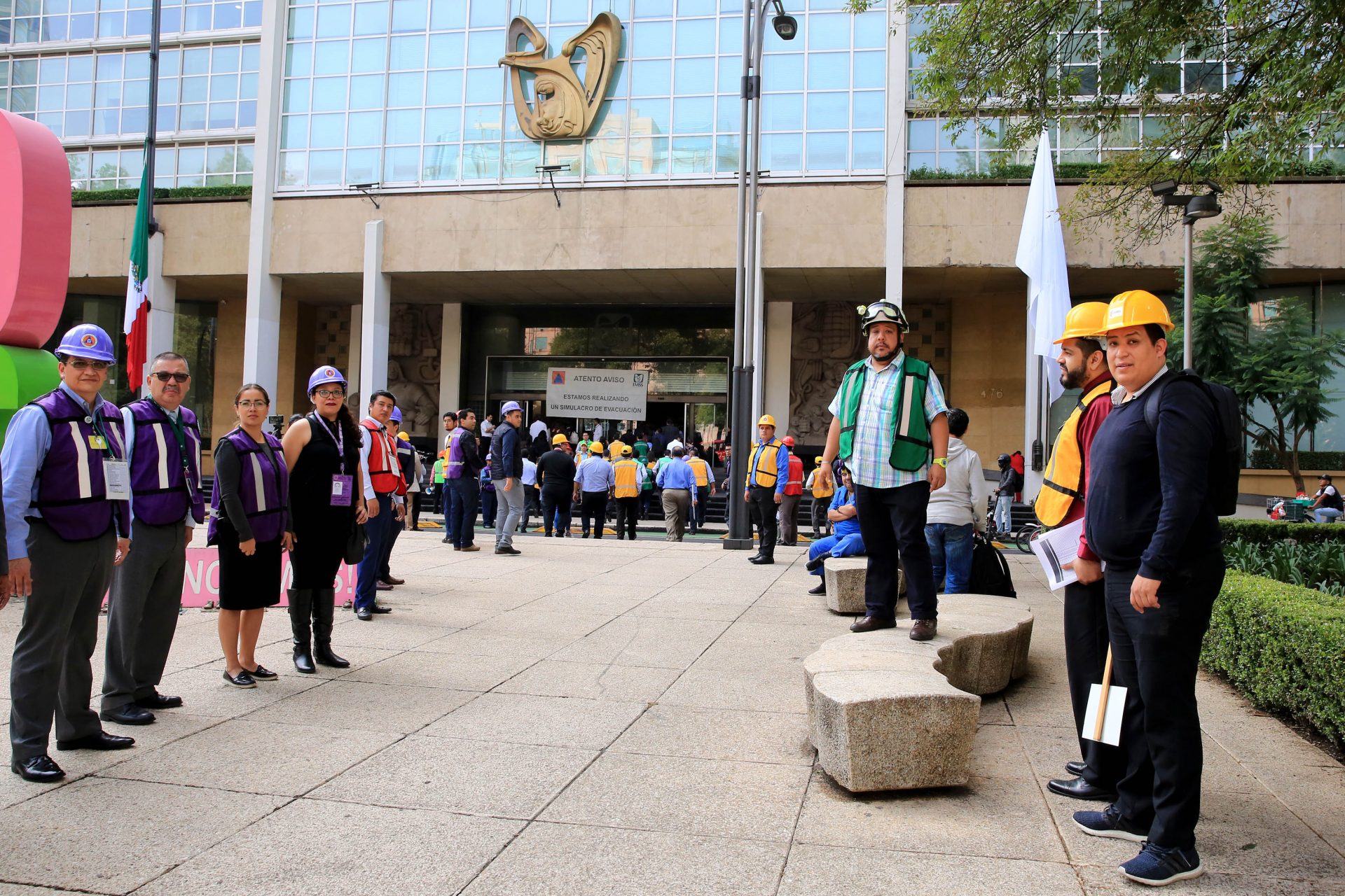 Participa IMSS en el Macro Simulacro Nacional
