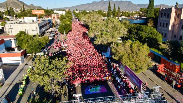 Más de 10 mil corren contra el cáncer en Saltillo